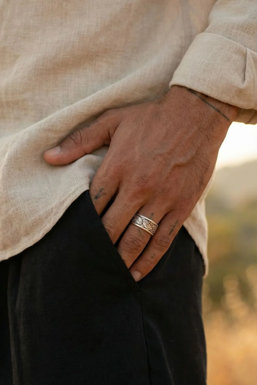 Feather Open Ring - Image 10